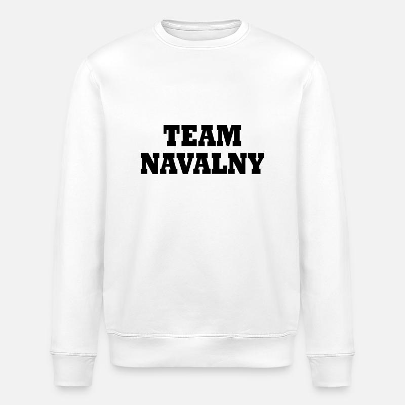 Team navalny - Stanley/Stella Unisex Bio-Sweatshirt ROLLER - Weiß