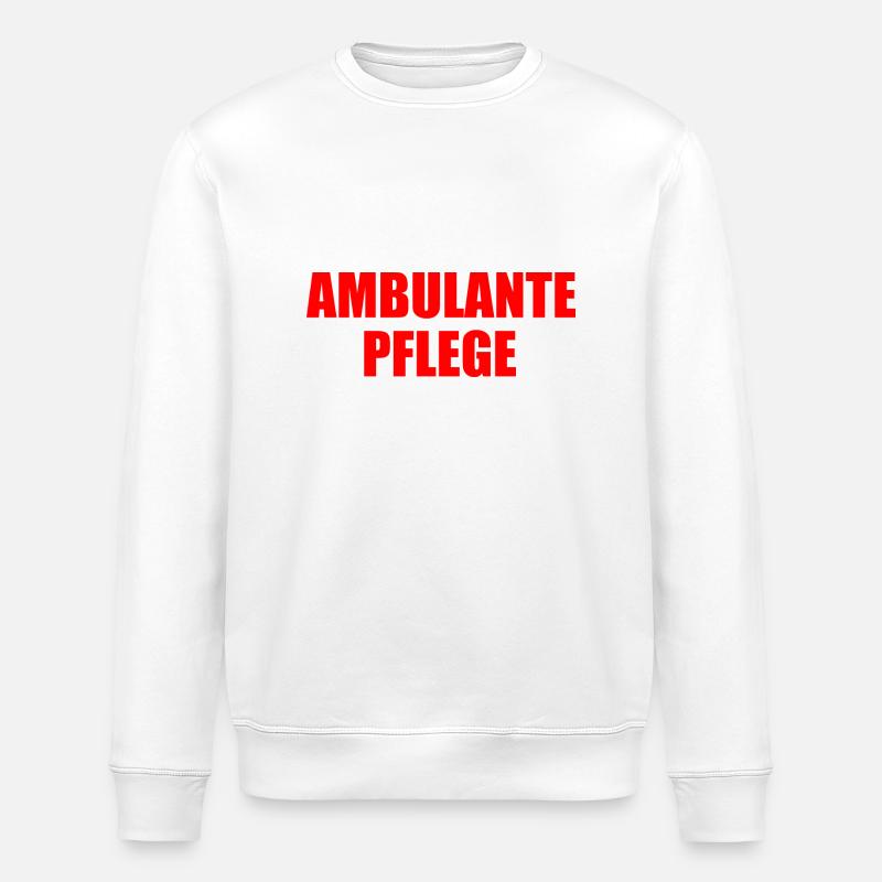 ambulante pflege - Stanley/Stella Unisex Bio-Sweatshirt ROLLER - Weiß
