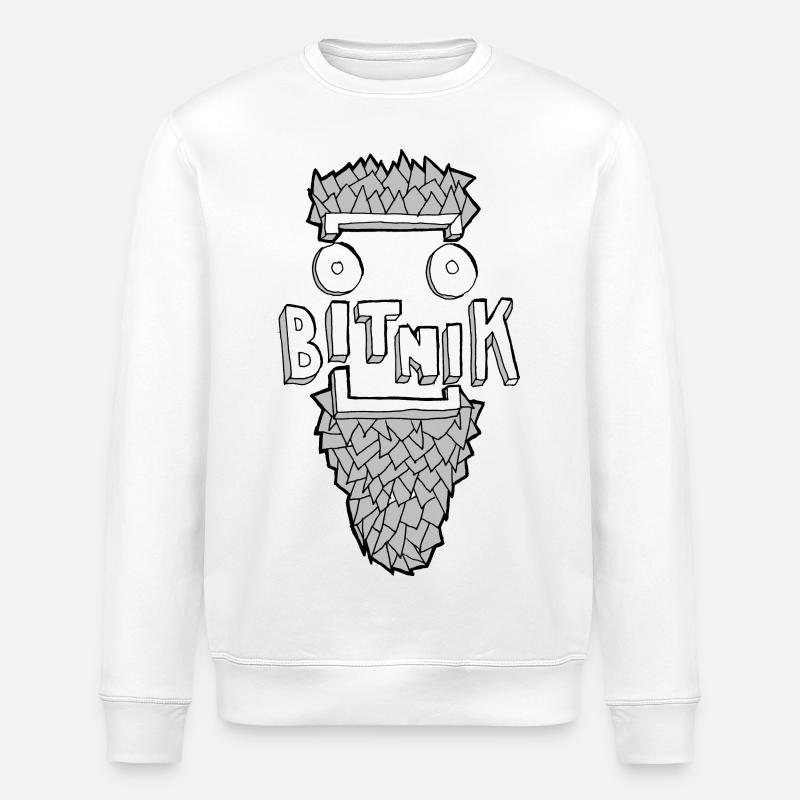 barbenik - Stanley/Stella ROLLER Unisex Organic Sweatshirt - white