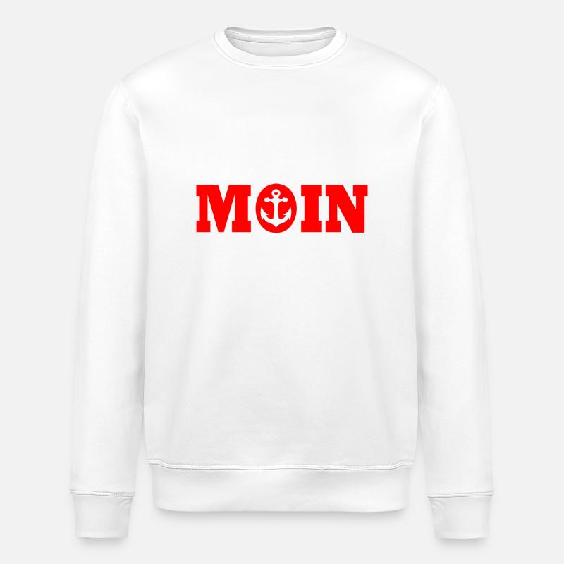 Moin - Stanley/Stella ROLLER Unisex Organic Sweatshirt - white