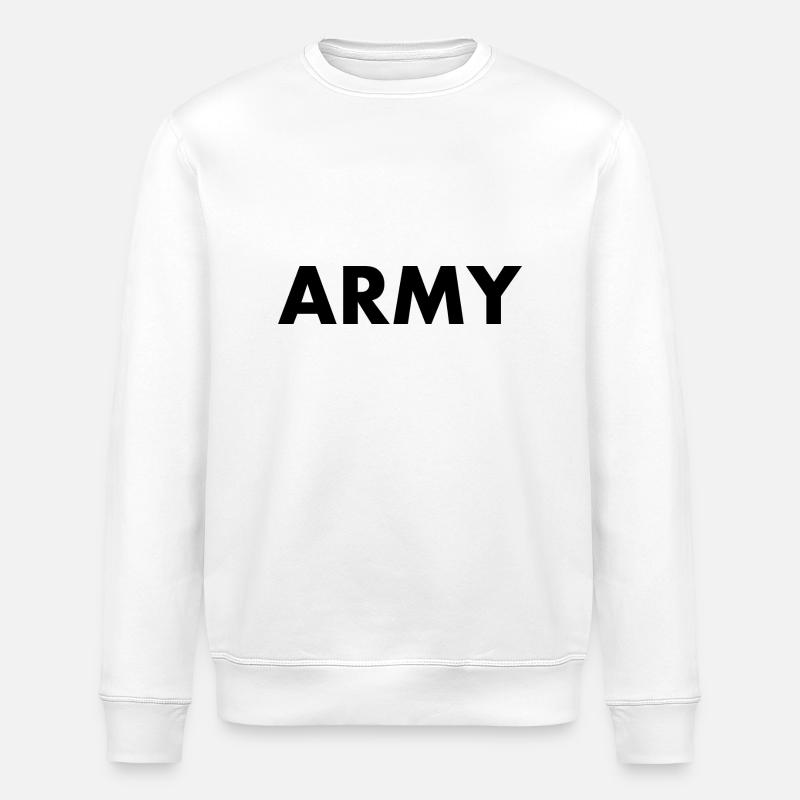 Army - Stanley/Stella Unisex Bio-Sweatshirt ROLLER - Weiß