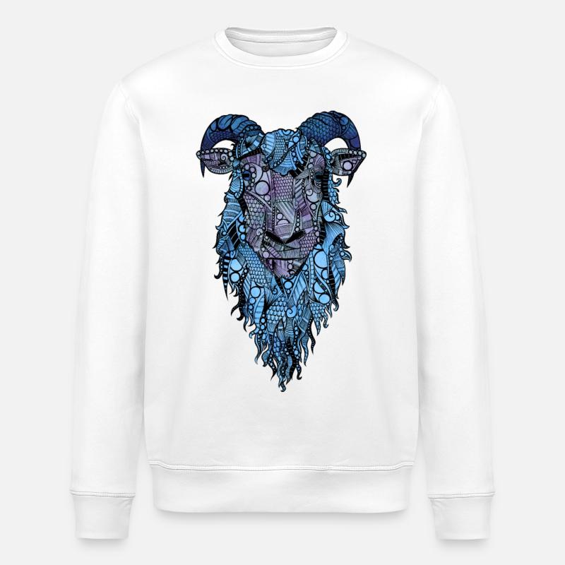 Sheep - Stanley/Stella ROLLER Unisex Organic Sweatshirt - white