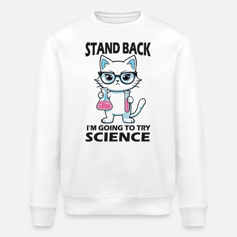 Résignation - J’essaie la science - Sweat bio ROLLER Stanley/Stella Unisexe - blanc
