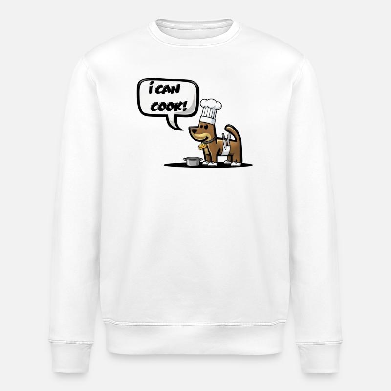 ICH KANN KOCHEN! - Stanley/Stella Unisex Bio-Sweatshirt ROLLER - Weiß