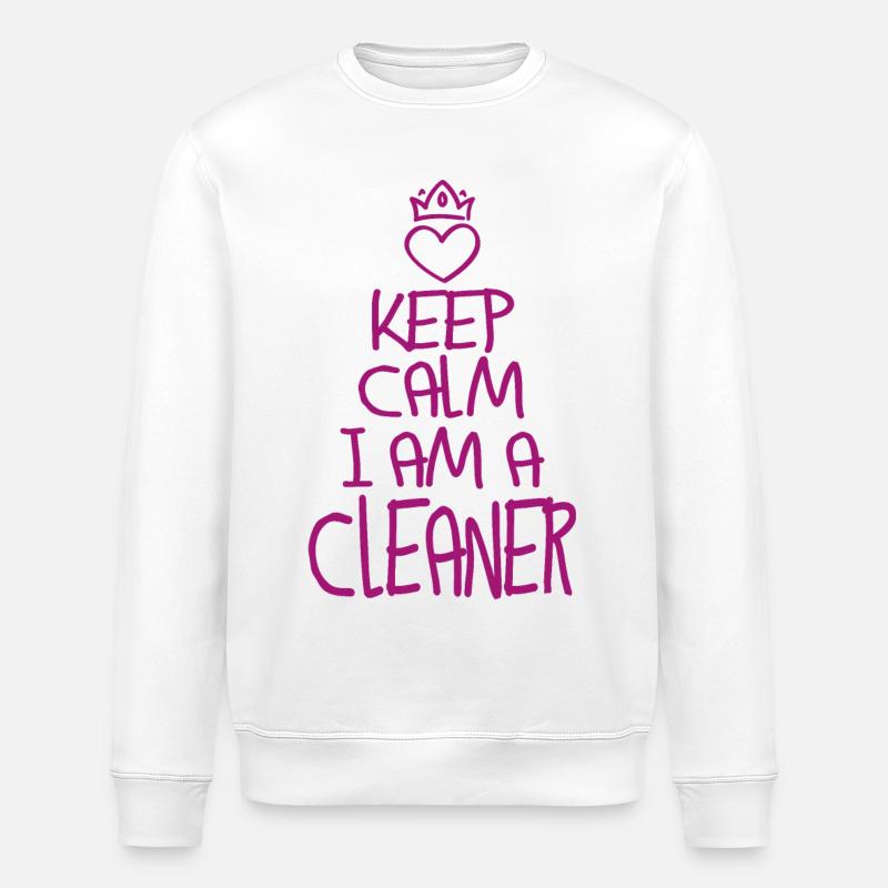 Gardez calmain - Sweat bio ROLLER Stanley/Stella Unisexe - blanc