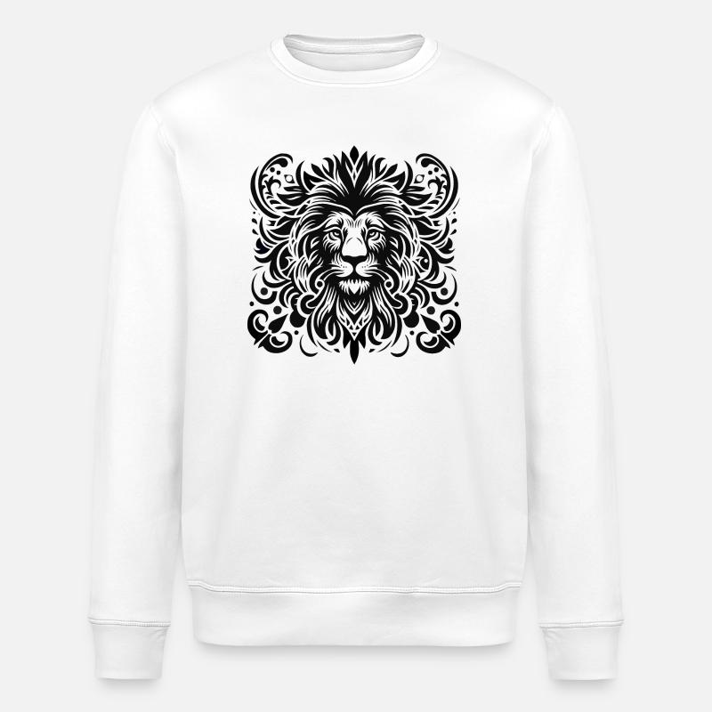 Löwe - Stanley/Stella Unisex Bio-Sweatshirt ROLLER - Weiß