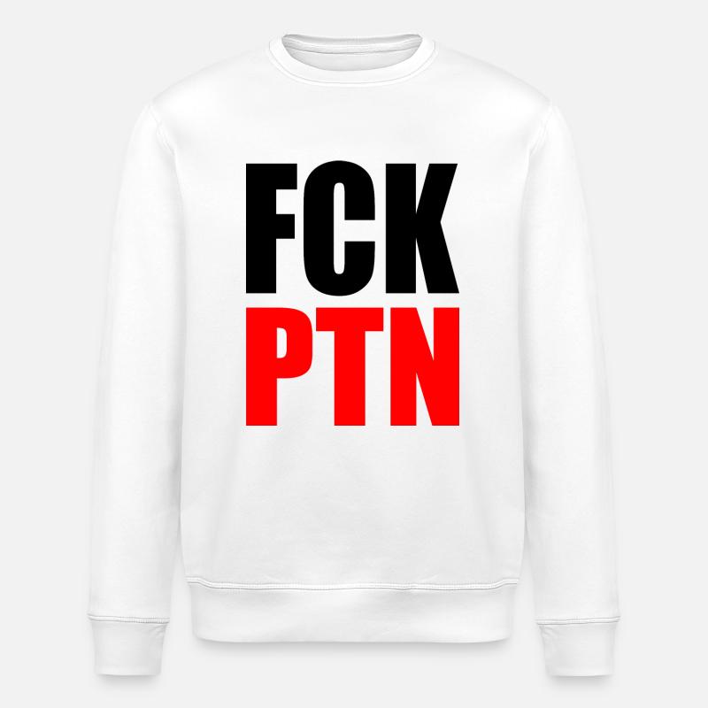 Fck ptn - Sweat bio ROLLER Stanley/Stella Unisexe - blanc