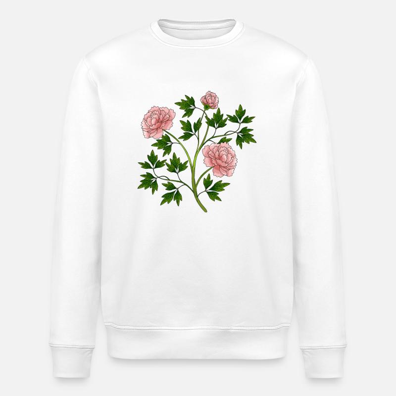 Fleur - Sweat bio ROLLER Stanley/Stella Unisexe - blanc