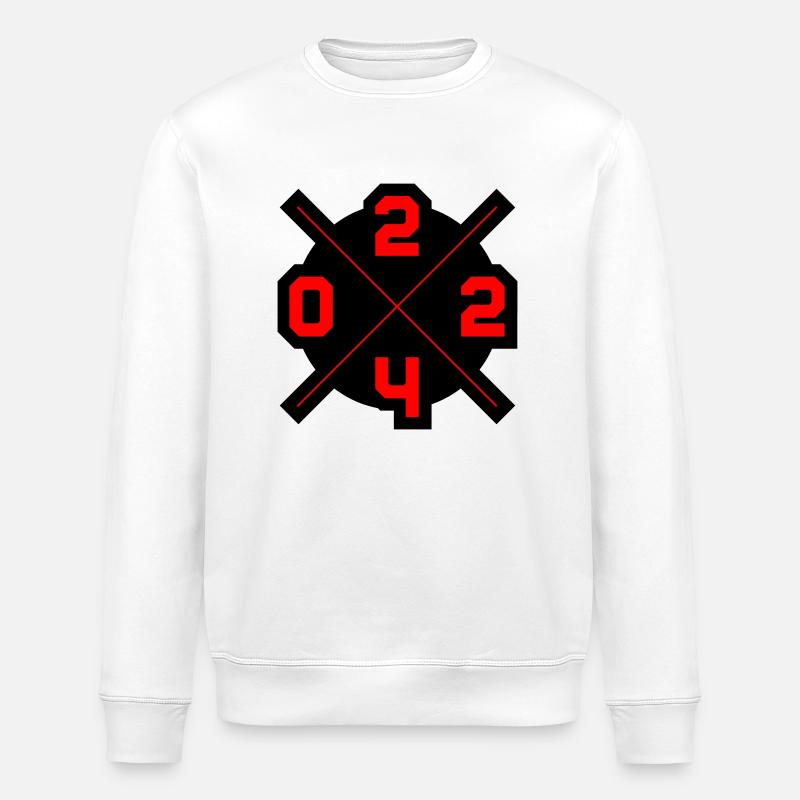 Ligne de l’année 2024 - Sweat bio ROLLER Stanley/Stella Unisexe - blanc