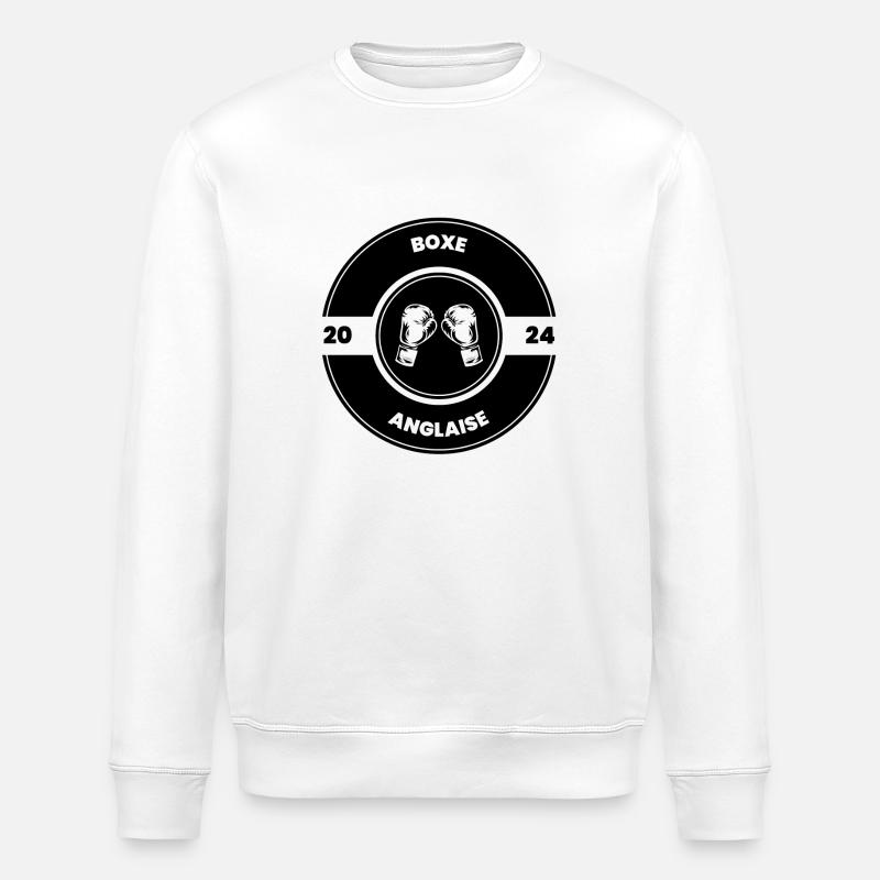 Gants Boxe Anglaise - Sweat bio ROLLER Stanley/Stella Unisexe - blanc