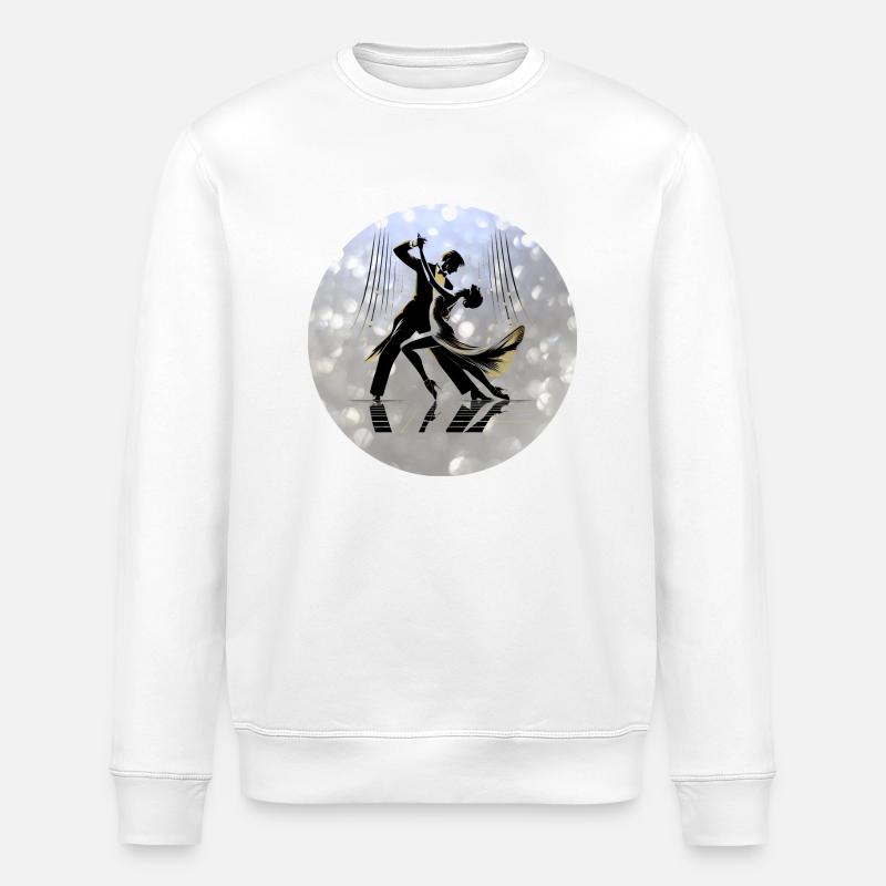 Ballabend mit Tangotänzern - Stanley/Stella Unisex Bio-Sweatshirt ROLLER - Weiß