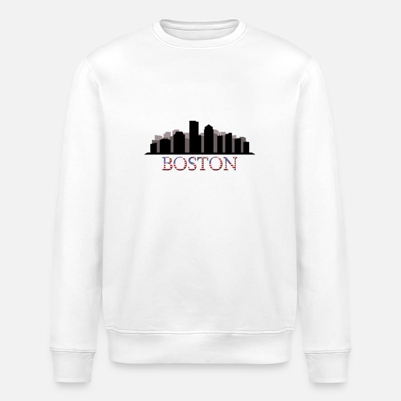 horizon boston - Sweat bio ROLLER Stanley/Stella Unisexe - blanc
