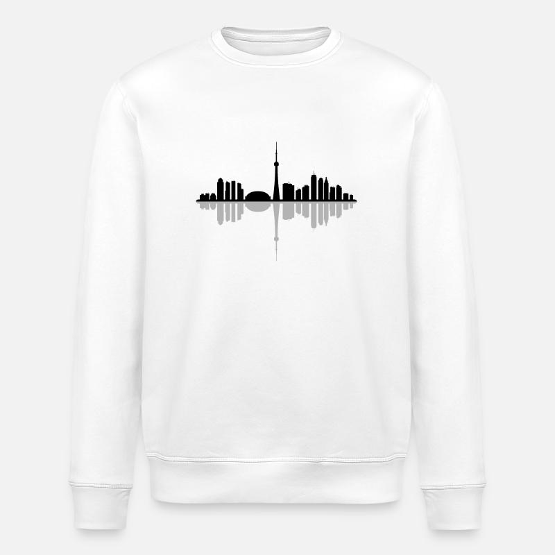 ciel de Toronto - Sweat bio ROLLER Stanley/Stella Unisexe - blanc