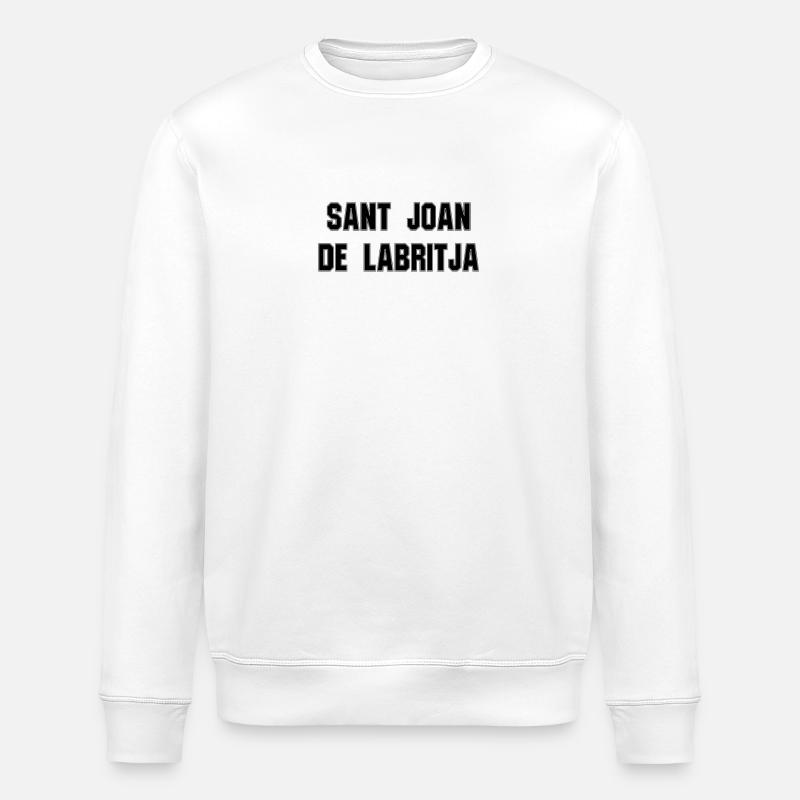 IBIZA SANT JOAN DE LABRITJA - Stanley/Stella ROLLER Unisex Organic Sweatshirt - white