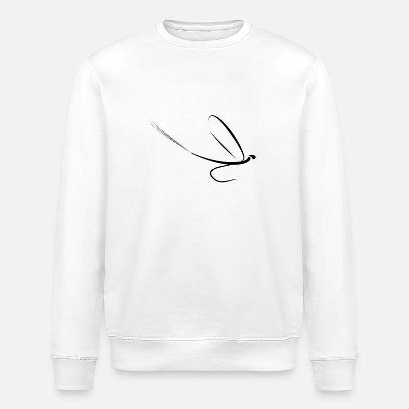 Modell 3 - Maifliege - Stanley/Stella Unisex Bio-Sweatshirt ROLLER - Weiß