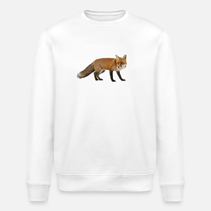 Renard - Sweat bio ROLLER Stanley/Stella Unisexe - blanc