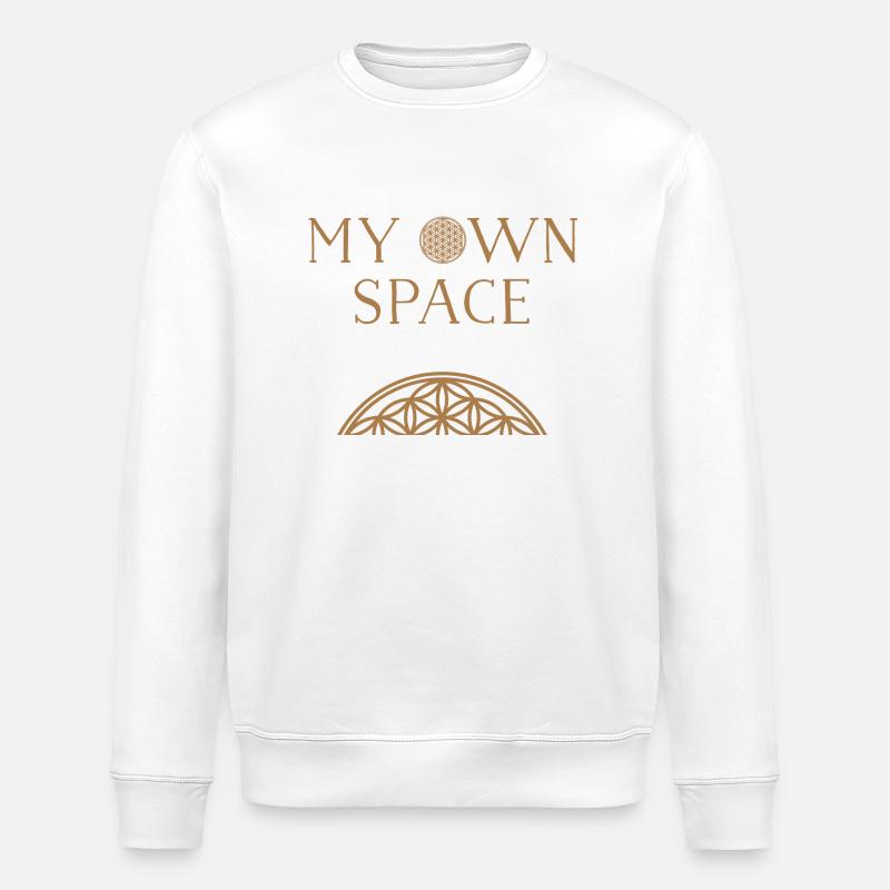 Space 28 - Stanley/Stella ROLLER Unisex Organic Sweatshirt - white