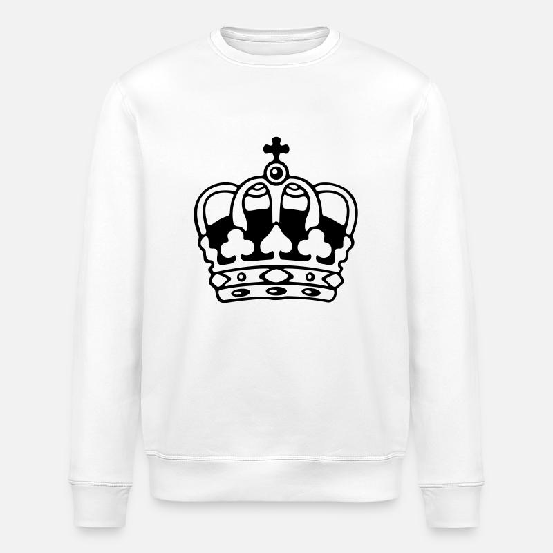 Couronne / Couronne - Sweat bio ROLLER Stanley/Stella Unisexe - blanc