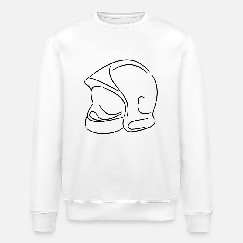 casque pompiers - Stanley/Stella Unisex Bio-Sweatshirt ROLLER - Weiß