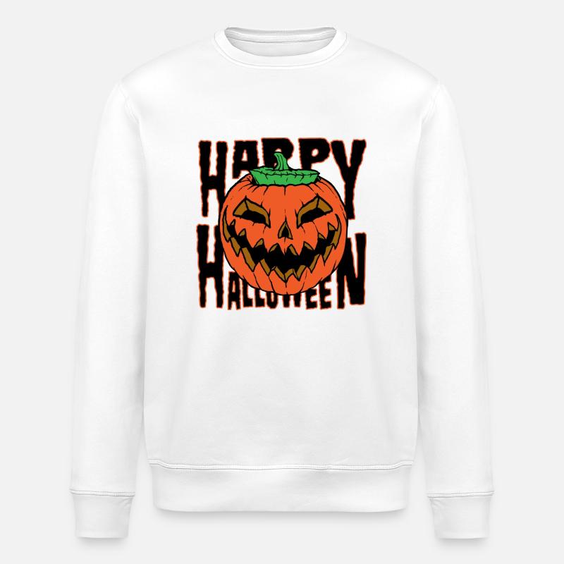Halloween de - Stanley/Stella Unisex Bio-Sweatshirt ROLLER - Weiß