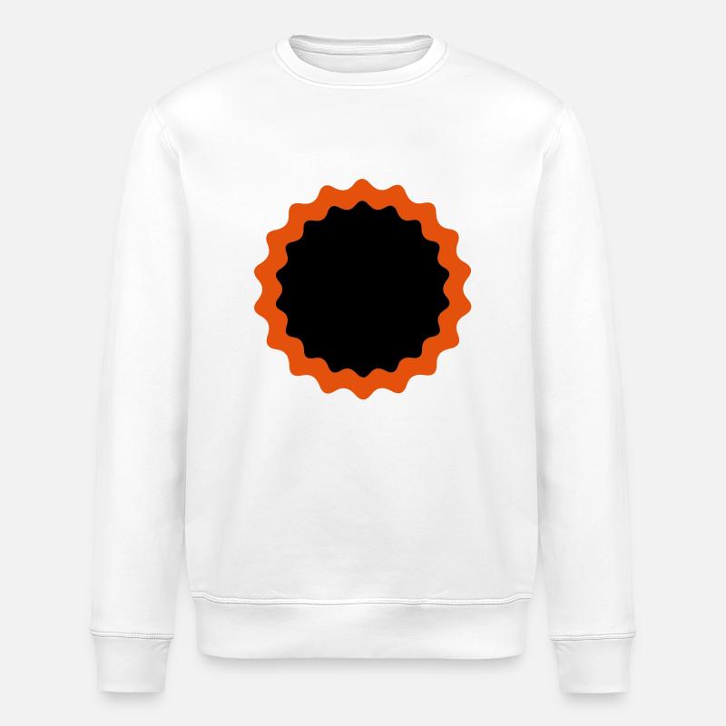 Fahrrad Flicken - Stanley/Stella Unisex Bio-Sweatshirt ROLLER - Weiß
