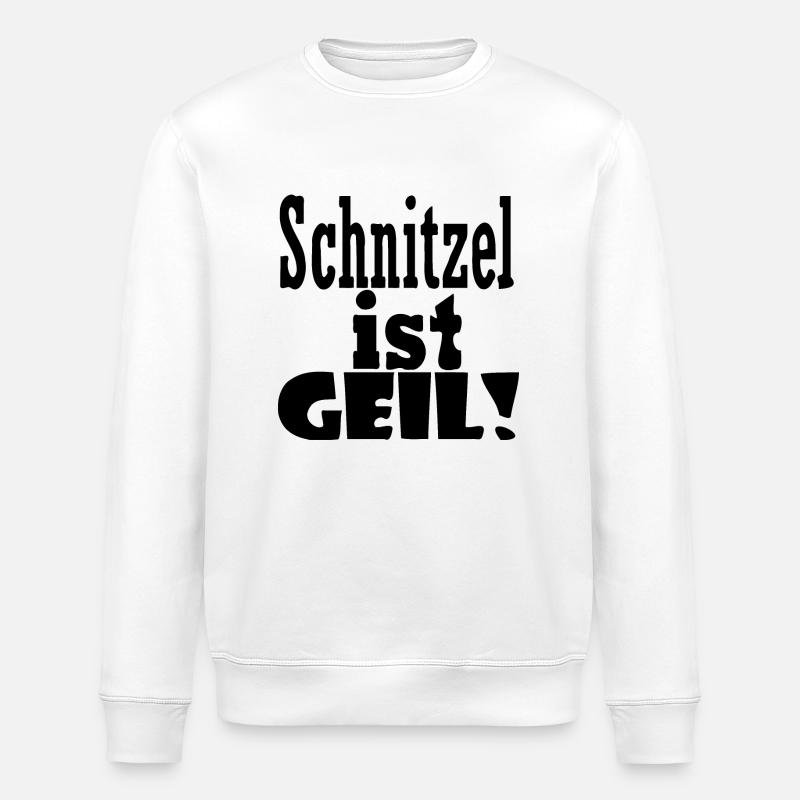 Schnitzel est cool - Sweat bio ROLLER Stanley/Stella Unisexe - blanc