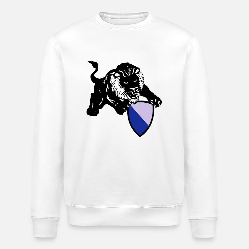zürich löwe - Stanley/Stella Unisex Bio-Sweatshirt ROLLER - Weiß