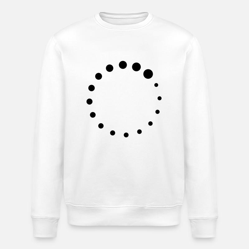 Loading Circle - Sweat bio ROLLER Stanley/Stella Unisexe - blanc