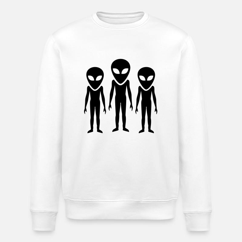 Alien - Stanley/Stella ROLLER Unisex Organic Sweatshirt - white