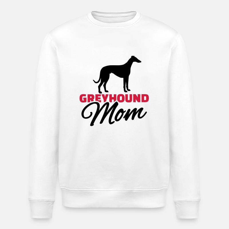 Greyhound Mom - Sweat bio ROLLER Stanley/Stella Unisexe - blanc