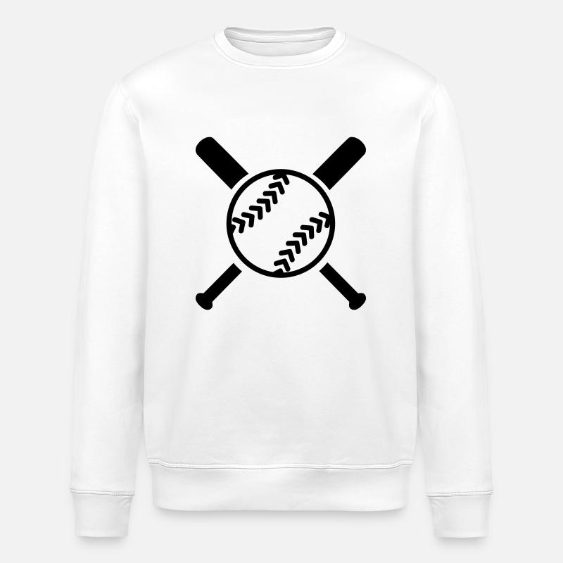 Softball - Sweat bio ROLLER Stanley/Stella Unisexe - blanc