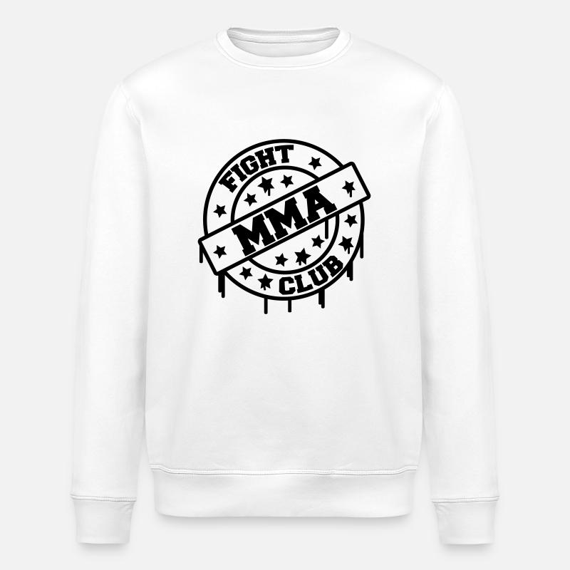 mma_fight_club_1 - Stanley/Stella Unisex Bio-Sweatshirt ROLLER - Weiß