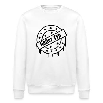 geiler_typ - Stanley/Stella Unisex Bio-Sweatshirt ROLLER - Weiß - Vorne - Nik (191cm)