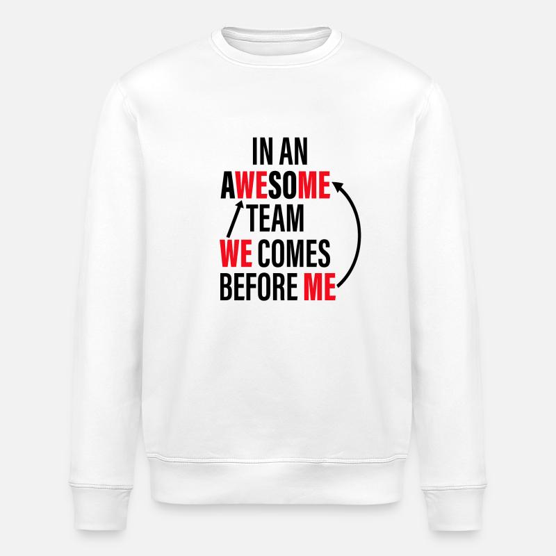 Teamwork - Stanley/Stella ROLLER Unisex Organic Sweatshirt - white