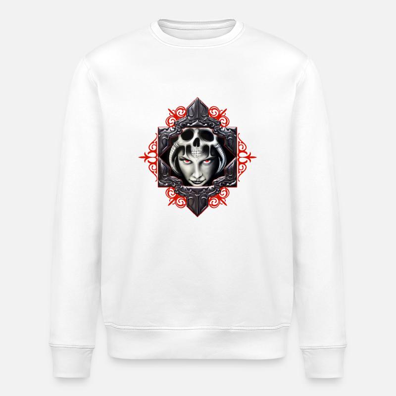 Gothic - Stanley/Stella ROLLER Unisex Organic Sweatshirt - white