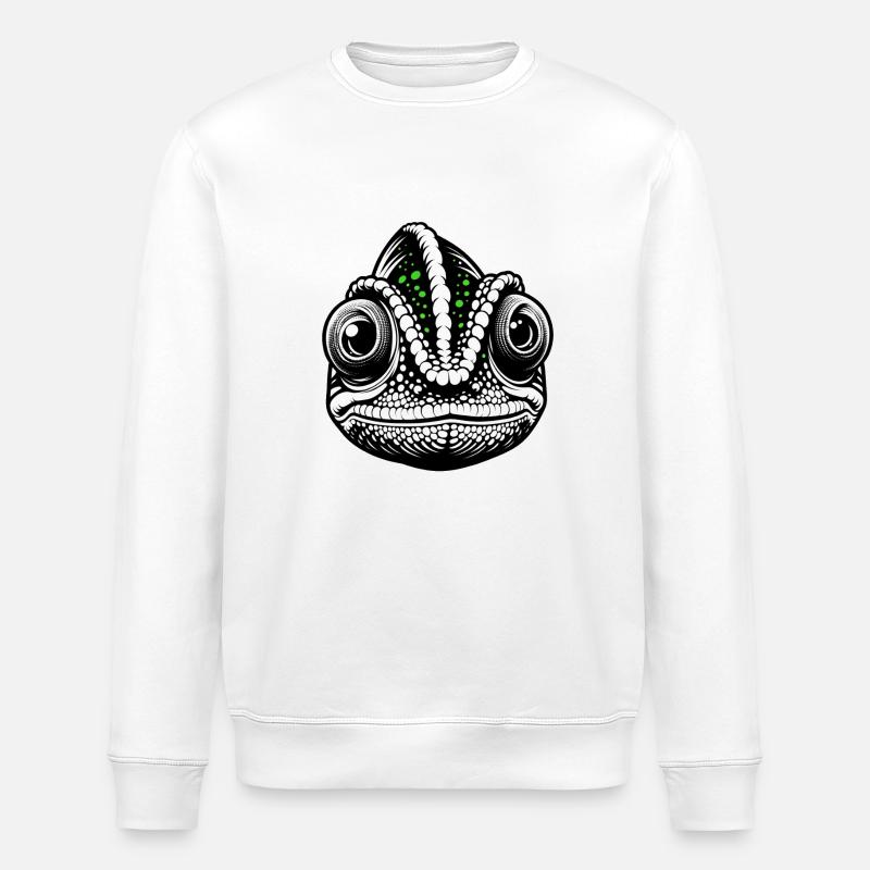 Caméléon - Sweat bio ROLLER Stanley/Stella Unisexe - blanc
