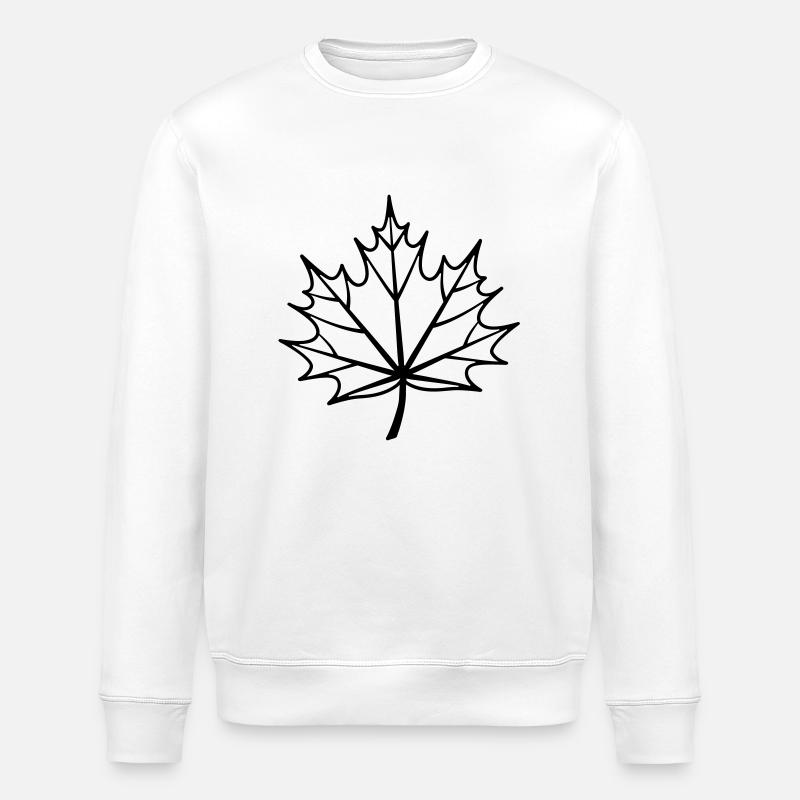 Blatt - Stanley/Stella Unisex Bio-Sweatshirt ROLLER - Weiß