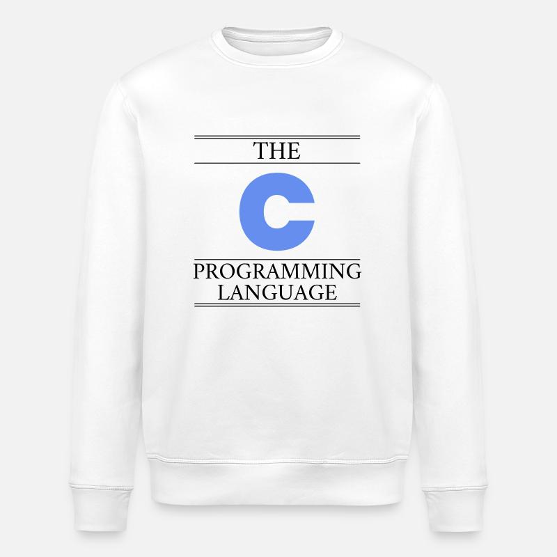 The C Programming Language - Stanley/Stella ROLLER Unisex Organic Sweatshirt - white