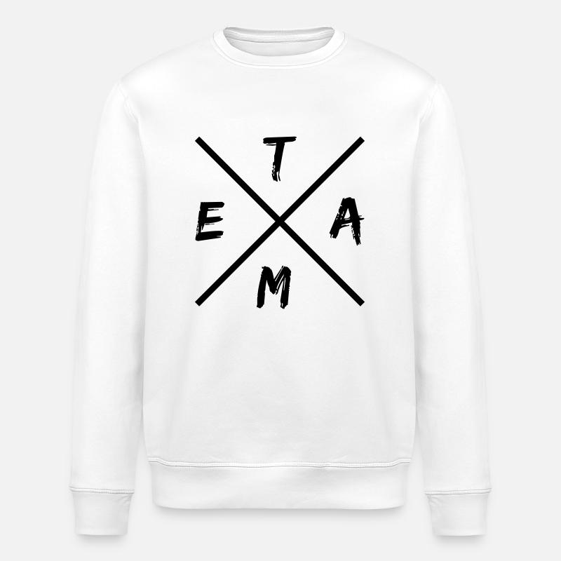 Team Design - Stanley/Stella ROLLER Unisex Organic Sweatshirt - white