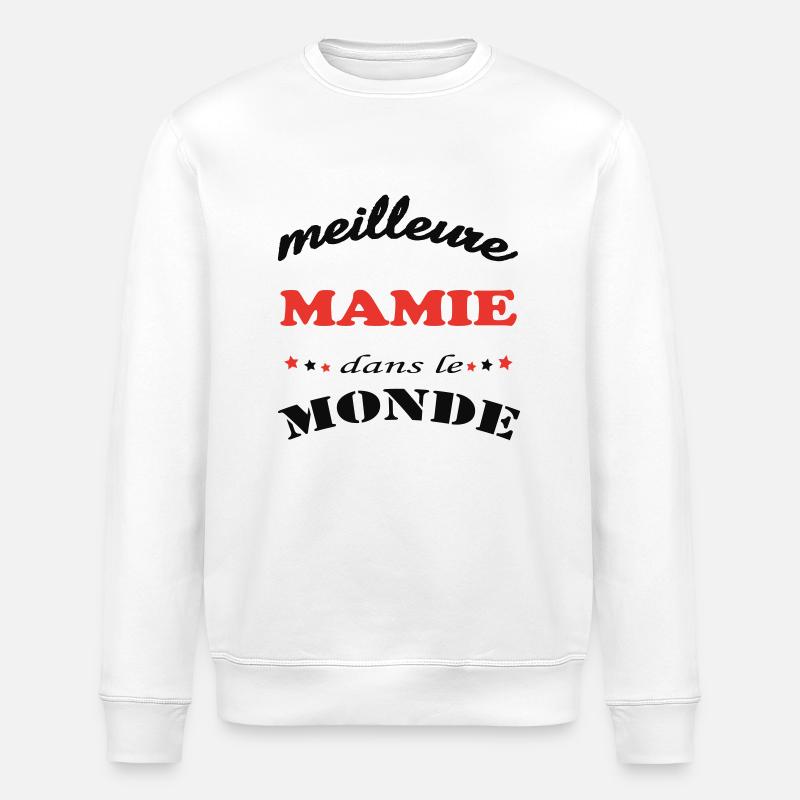 Beste Oma der Welt - Stanley/Stella Unisex Bio-Sweatshirt ROLLER - Weiß