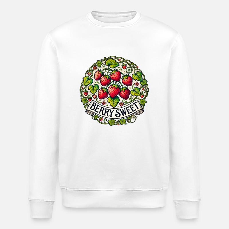 Baies sucrées - Sweat bio ROLLER Stanley/Stella Unisexe - blanc