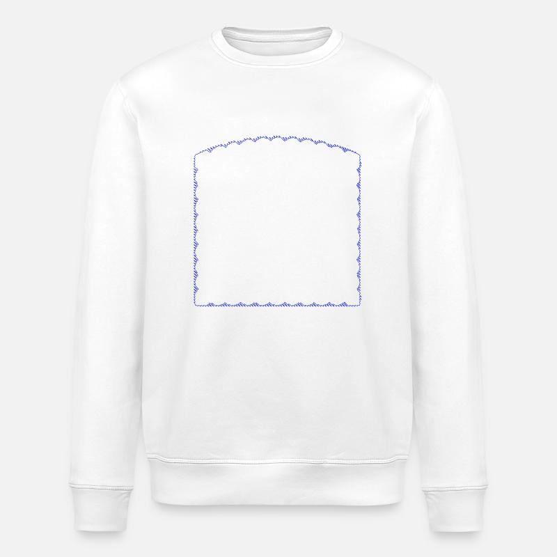 Bordure créative - Vectorale - Sweat bio ROLLER Stanley/Stella Unisexe - blanc