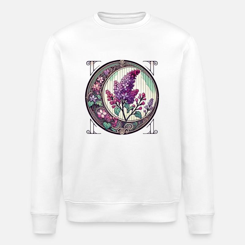 Lilas - Sweat bio ROLLER Stanley/Stella Unisexe - blanc