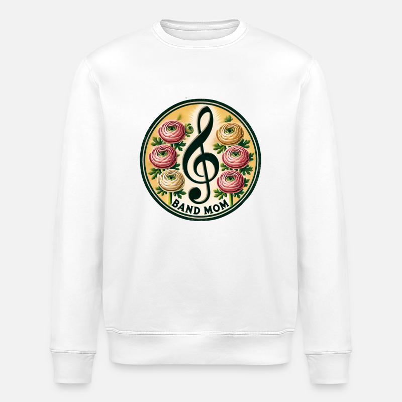 Band-Mama - Stanley/Stella Unisex Bio-Sweatshirt ROLLER - Weiß
