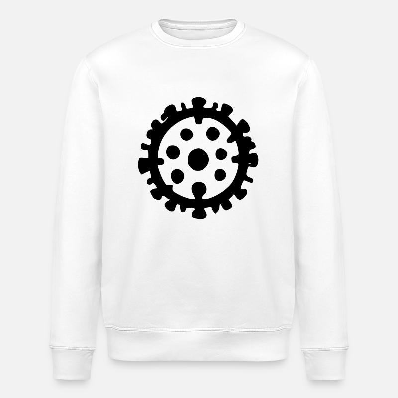 Virus - Stanley/Stella Unisex Bio-Sweatshirt ROLLER - Weiß