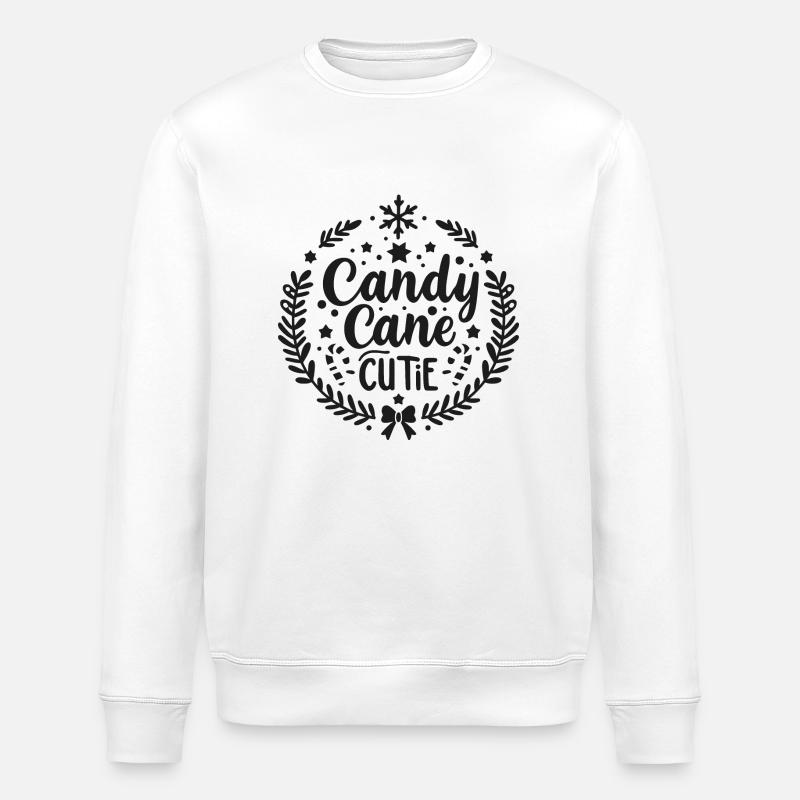 Zuckerstange Süße - Stanley/Stella Unisex Bio-Sweatshirt ROLLER - Weiß
