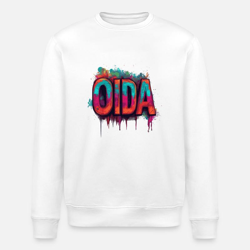 OIDA - Stanley/Stella Unisex Bio-Sweatshirt ROLLER - Weiß