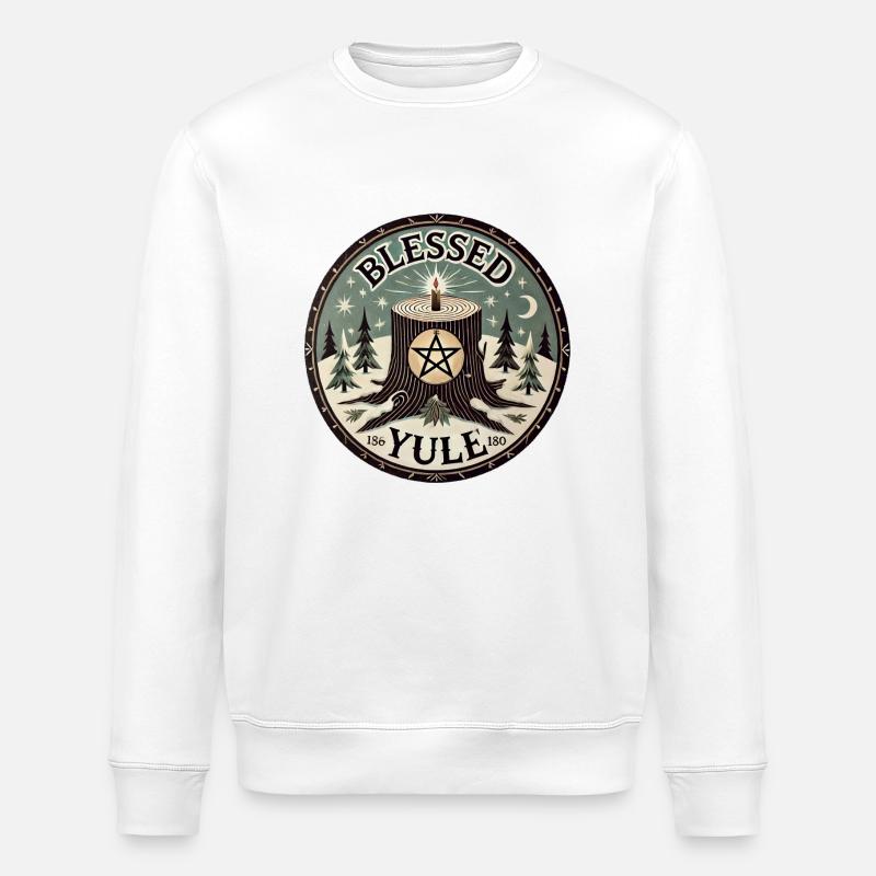 Julfest - Stanley/Stella Unisex Bio-Sweatshirt ROLLER - Weiß