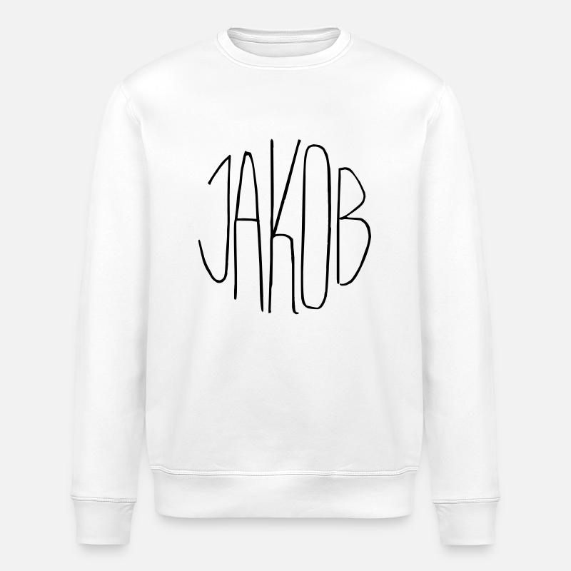 Jacob - Stanley/Stella ROLLER Unisex Organic Sweatshirt - white