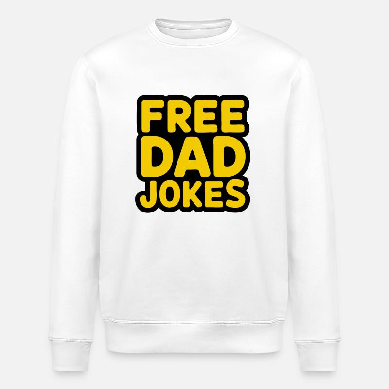 Blagues de papa gratuites - Sweat bio ROLLER Stanley/Stella Unisexe - blanc